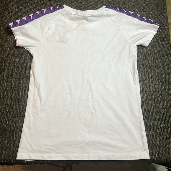 Kappa White and Purple T-Shirt sz L - Picture 8 of 8